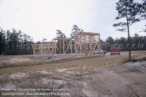 Safari entrance under construction early