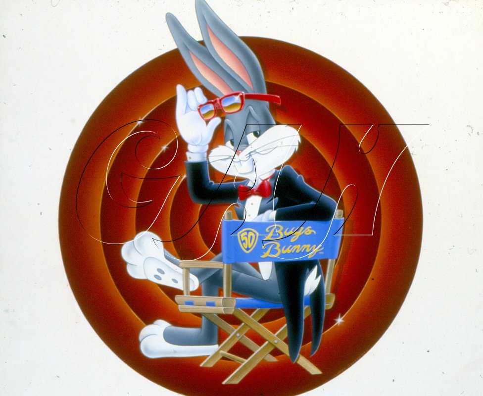 Vintage Six Flags 2532 Bugs Bunny SF Varsity 45 Years -  Hong Kong