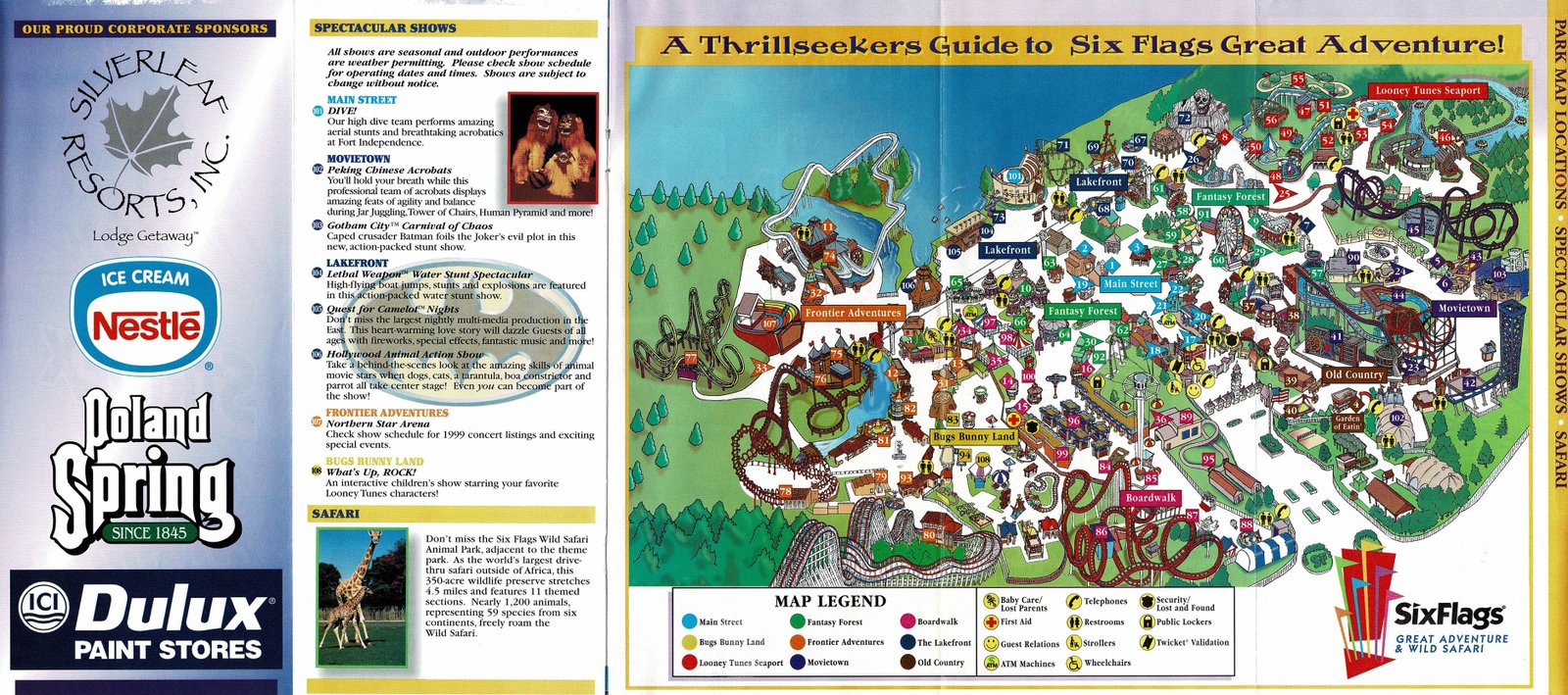 Great adventure locations