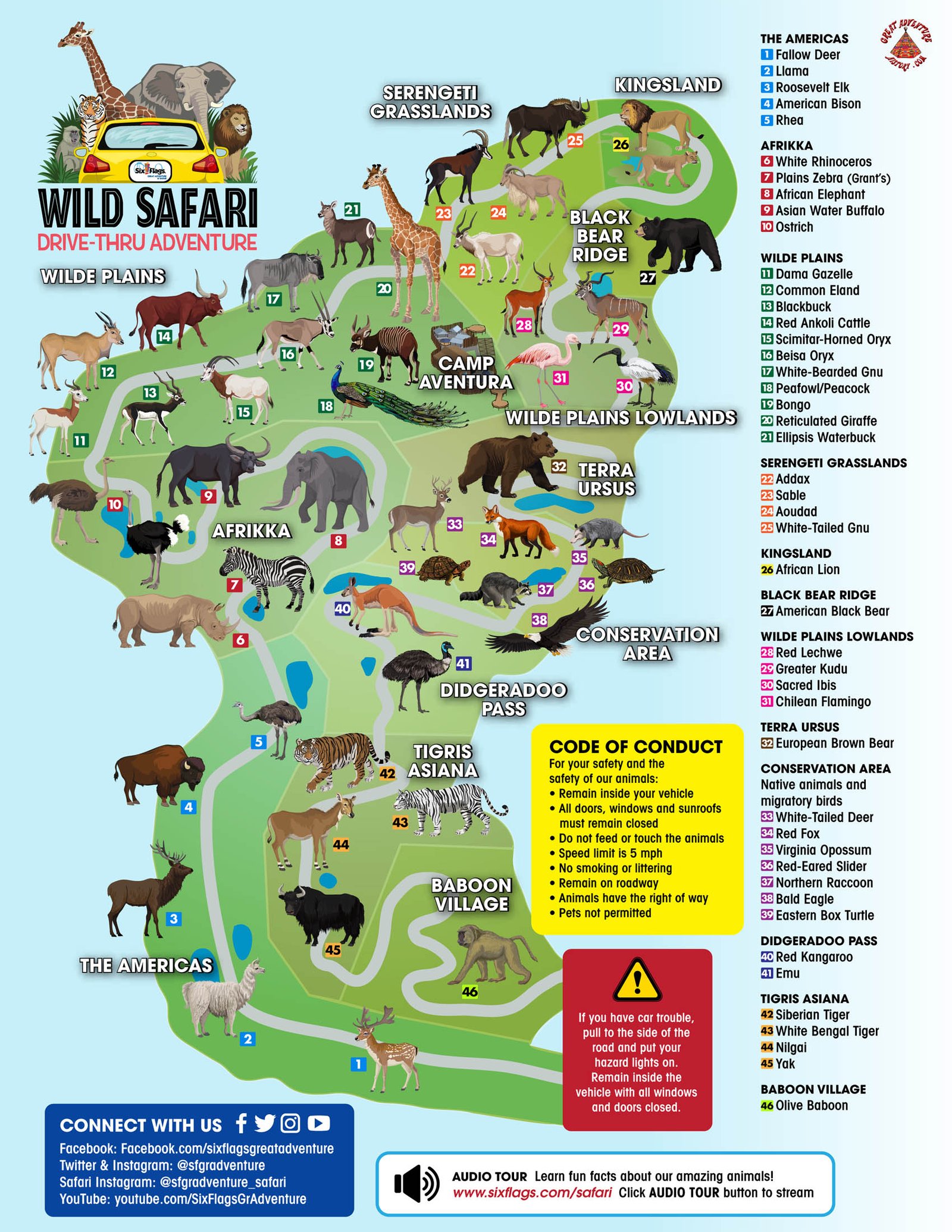 wild safari nj directions