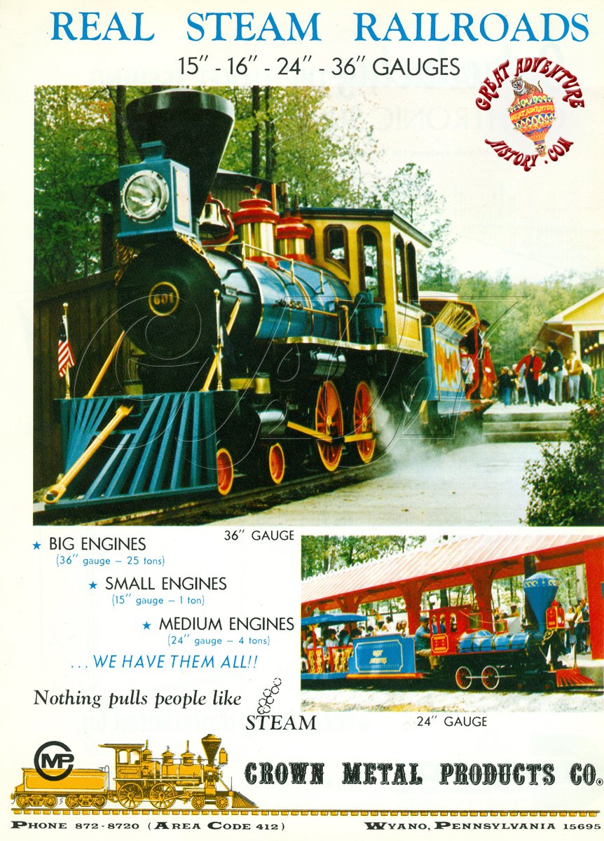 Great Train Ride At Six Flags Great Adventure